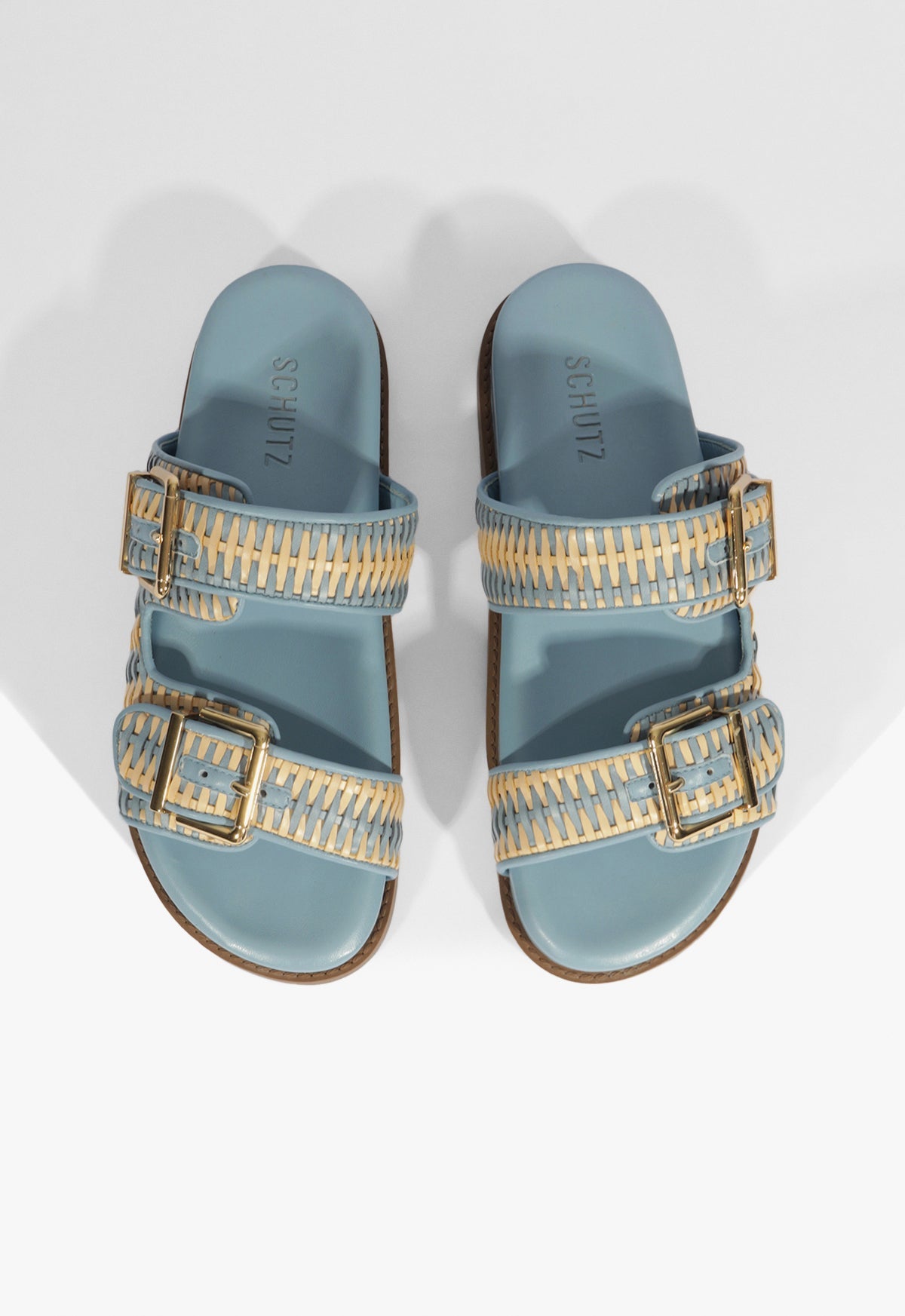 Naomi Blue Sporty Sandal SUMMER 25 - Schutz Shoes