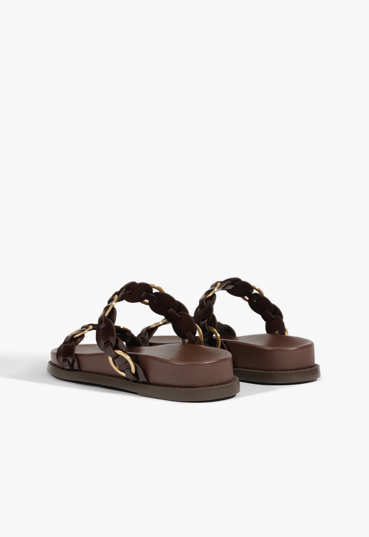 Selina Brown Leather Sporty Sandal HIGH SUMMER 25 - Schutz Shoes