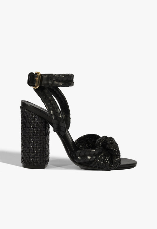 Khari Sandal SPRING 25 5 Black Synthetic - Schutz Shoes