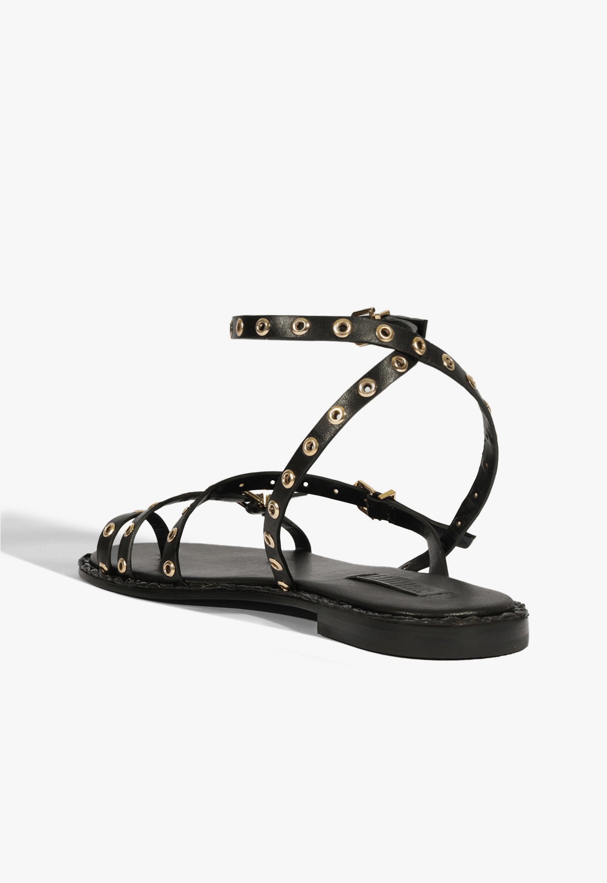 Annete Black Leather Sandal SPRING 25 - Schutz Shoes