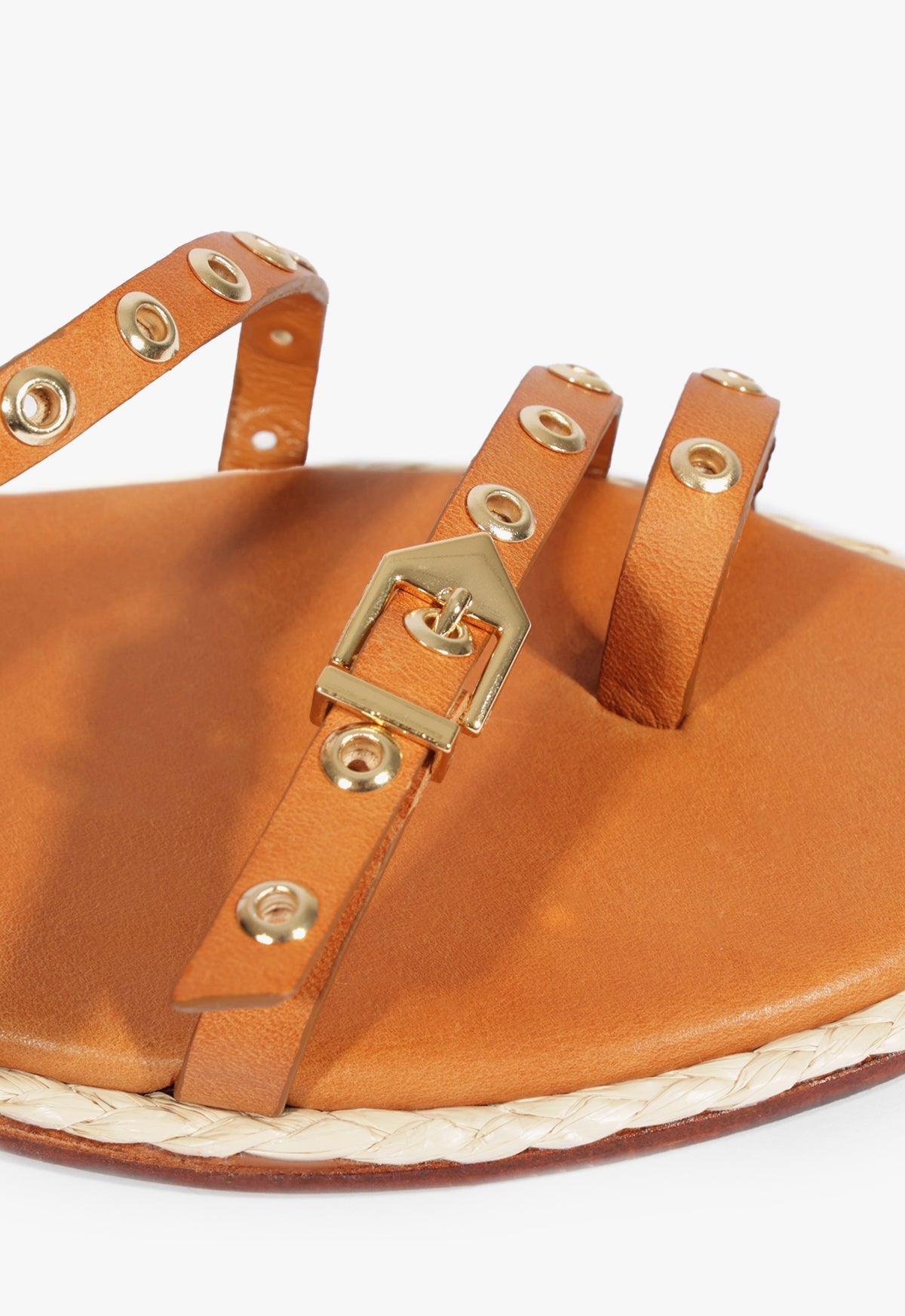 Annete Brown Leather Sandal SPRING 25 - Schutz Shoes