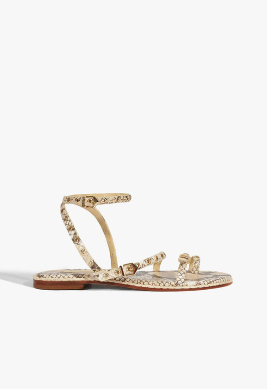 Annete Animal Print Leather Sandal SPRING 25 5 Animal Print Leather - Schutz Shoes