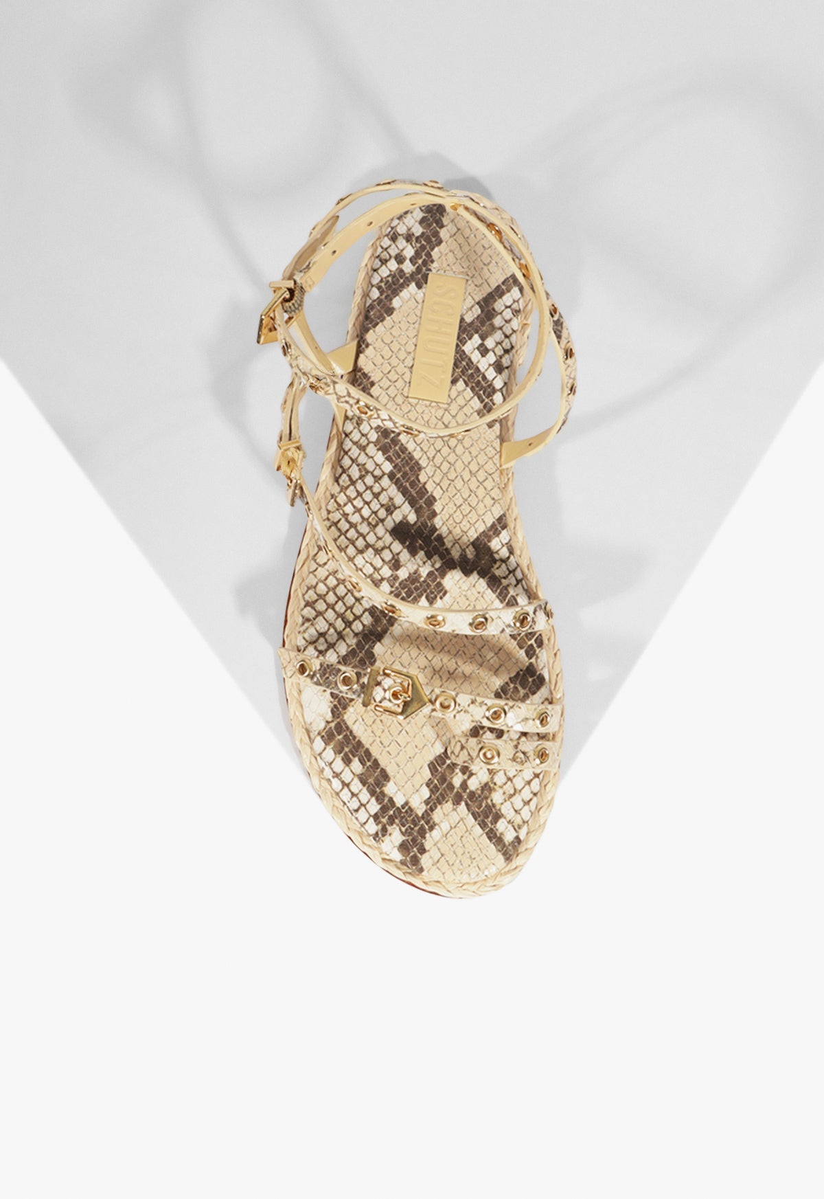 Annete Animal Print Leather Sandal SPRING 25 - Schutz Shoes