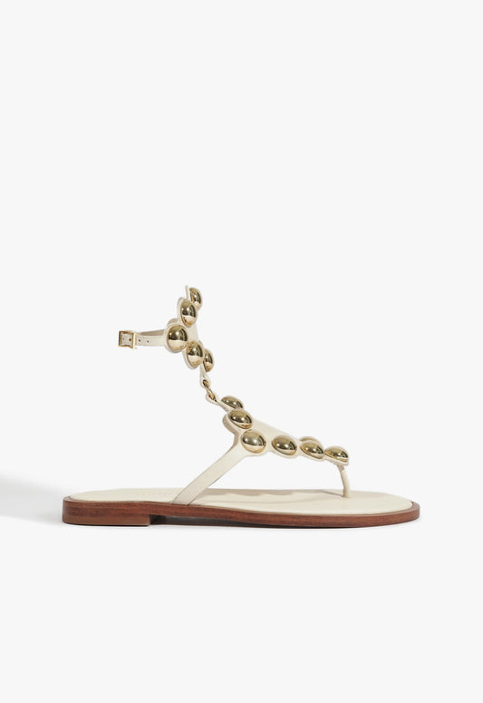 Mist Sandal HIGH SUMMER 25 5 Sugar White Leather - Schutz Shoes
