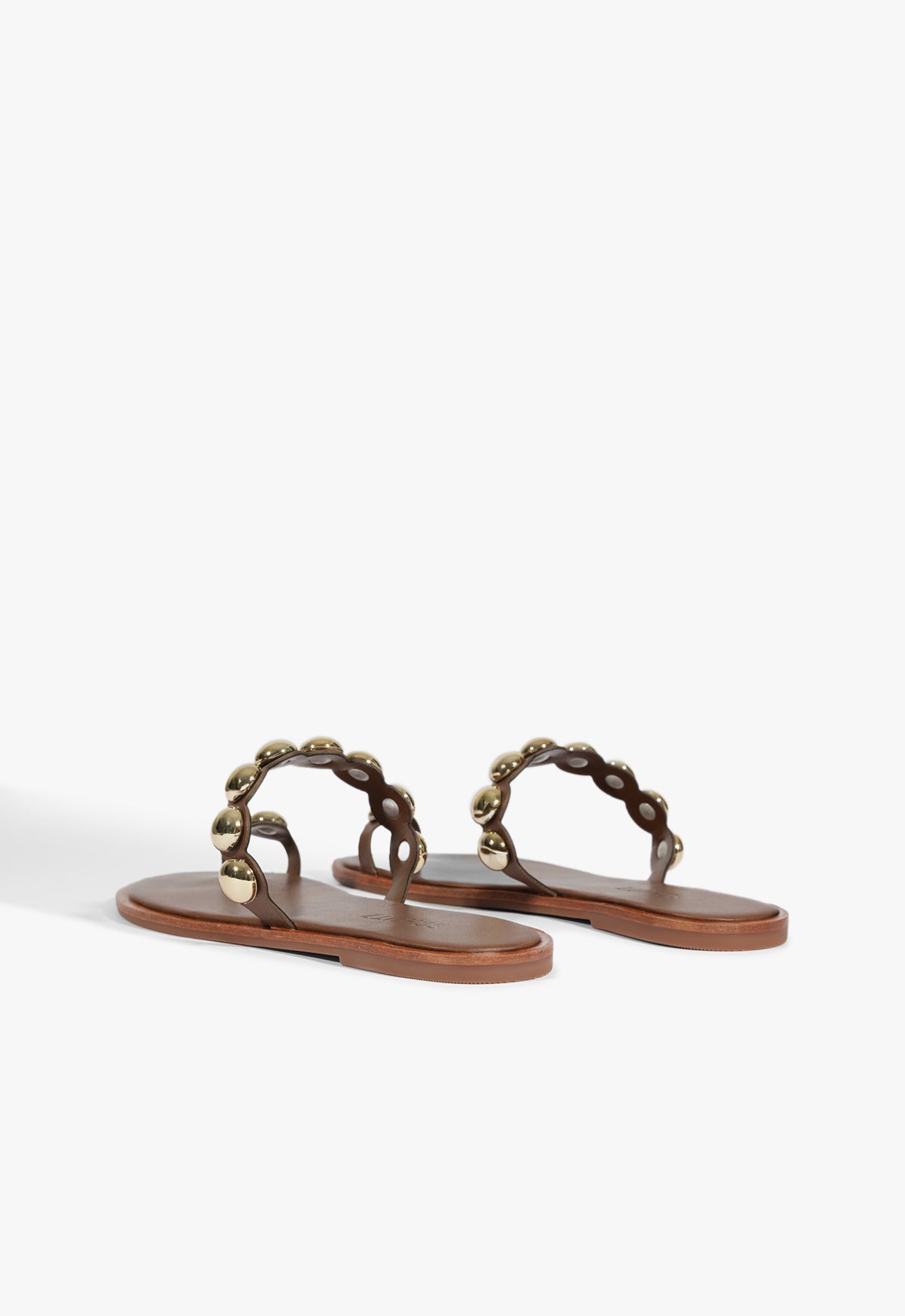 Romy Brown Leather Flat Sandal HIGH SUMMER 25 - Schutz Shoes