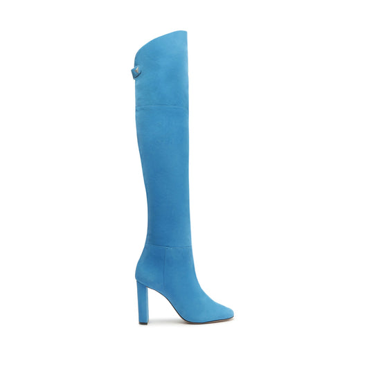 Austine Casual Suede Boot OLD 5 Citric Blue Suede - Schutz Shoes