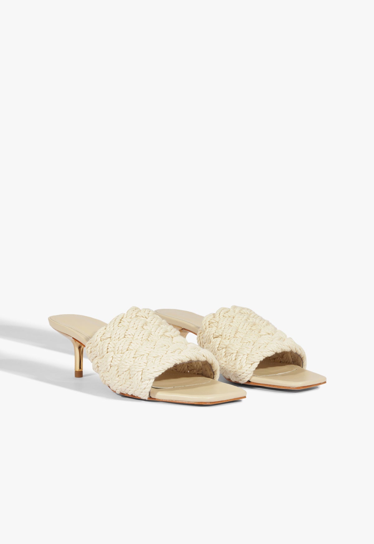 Tiana Mid Raffia Sandal SPRING 25 - Schutz Shoes