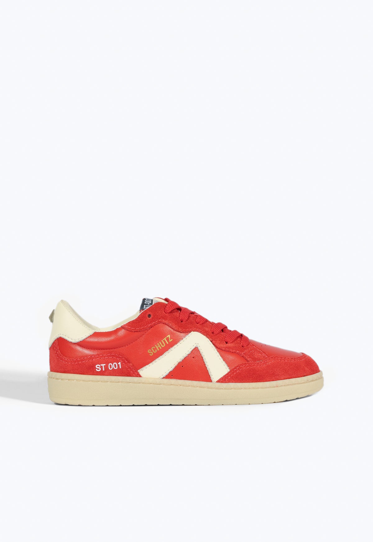 St-001 Sneaker RESORT 25 5 Red Leather - Schutz Shoes