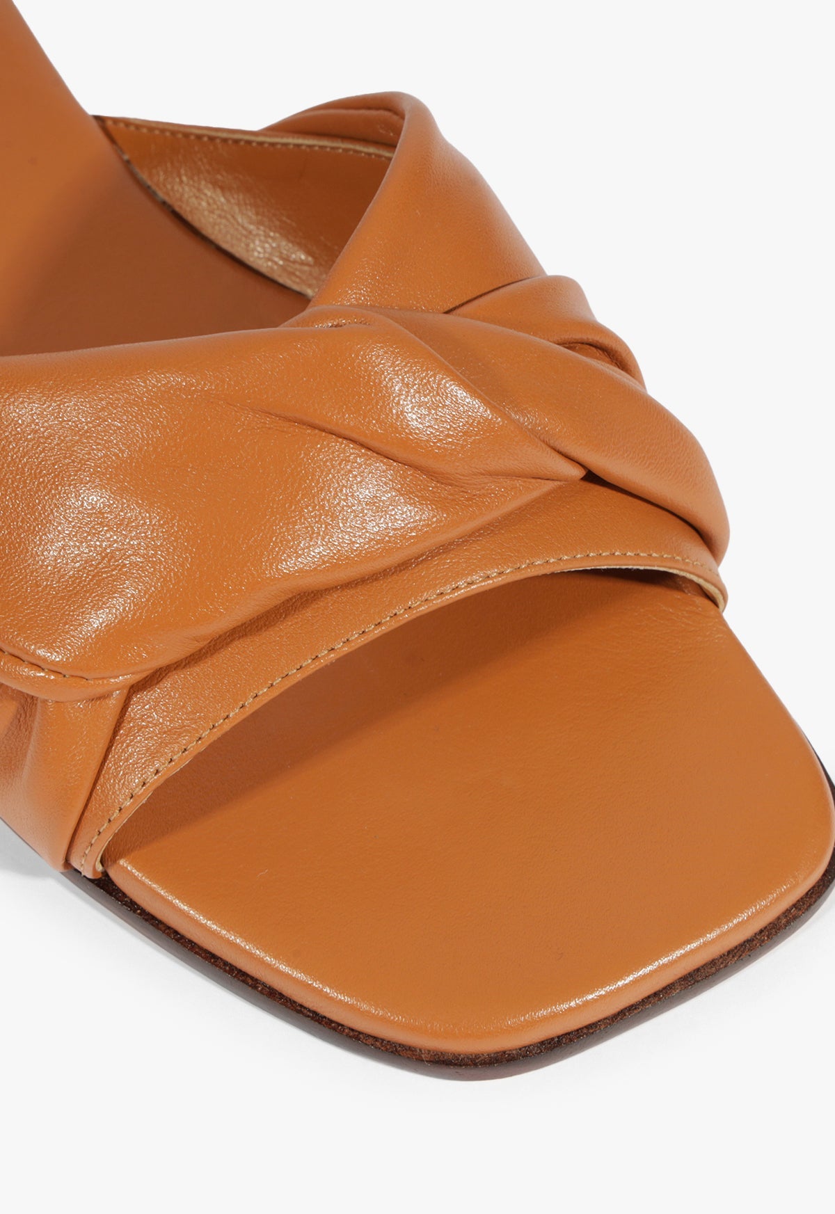 Lori Brown Leather Flat Sandal SPRING 25 - Schutz Shoes