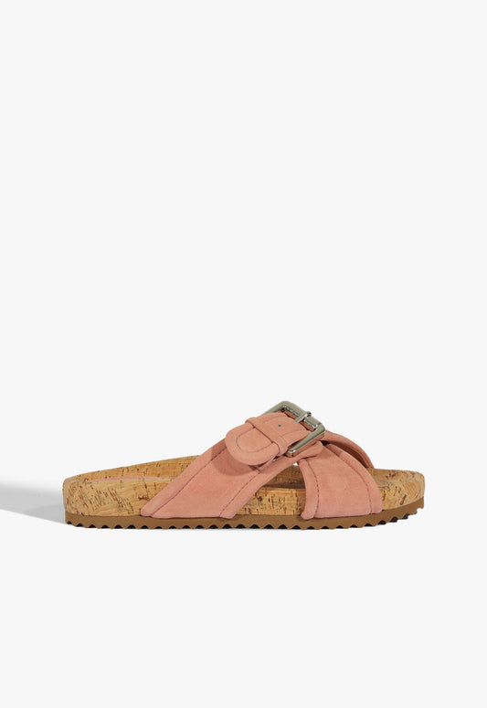 Nairobi Sporty Sandal SPRING 25 5 Pink Suede - Schutz Shoes