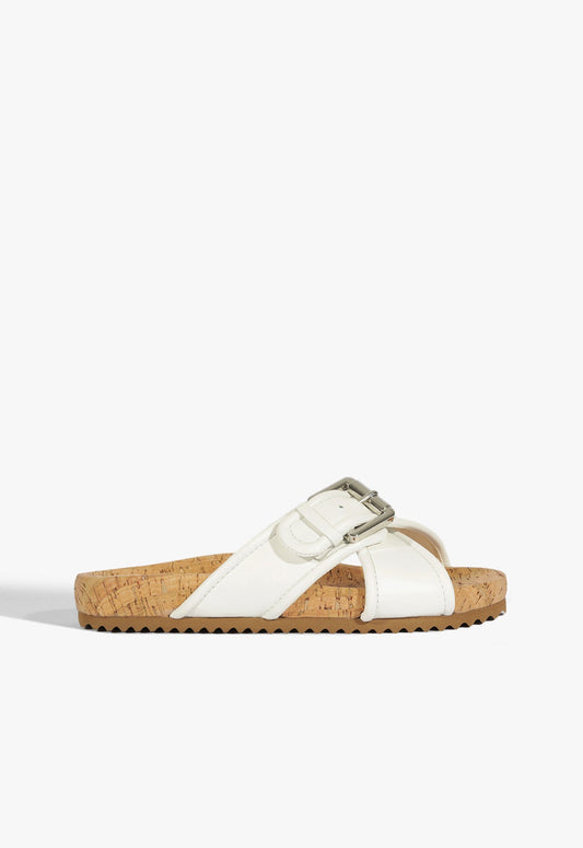 Nairobi Sporty Sandal SPRING 25 5 White Leather - Schutz Shoes