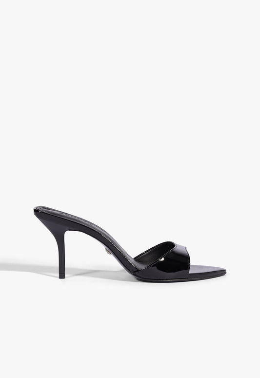 Elodie Patent Leather Sandal PRE FALL 24 5 Black Patent - Schutz Shoes