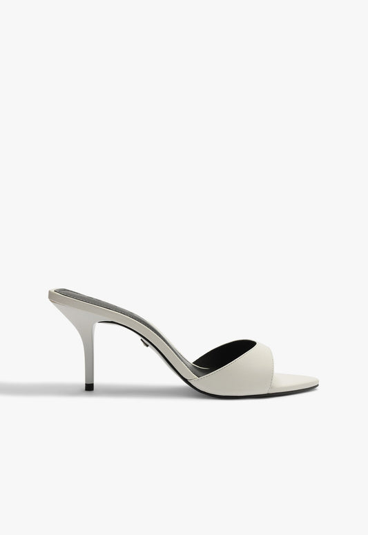 Elodie Leather Sandal Spring 25 5 White Leather - Schutz Shoes