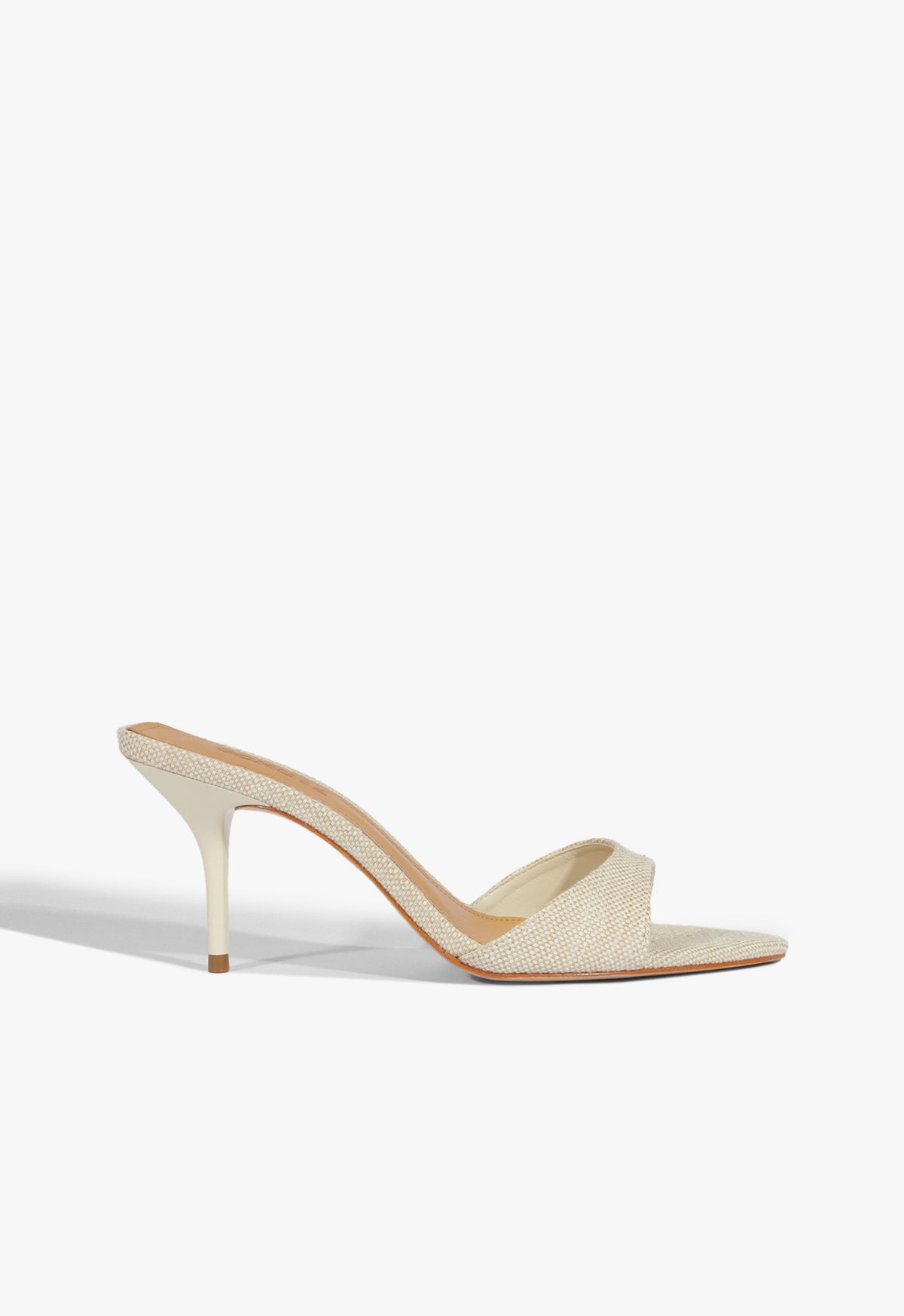 Elodie Sandal SPRING 25 5 Off White Fabric - Schutz Shoes