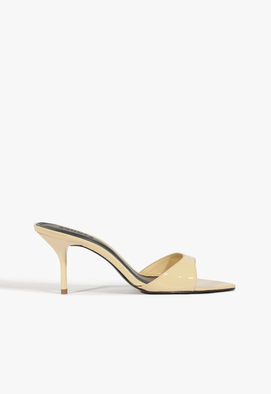 Elodie Patent Sandal PRE FALL 25 5 Beige Patent - Schutz Shoes