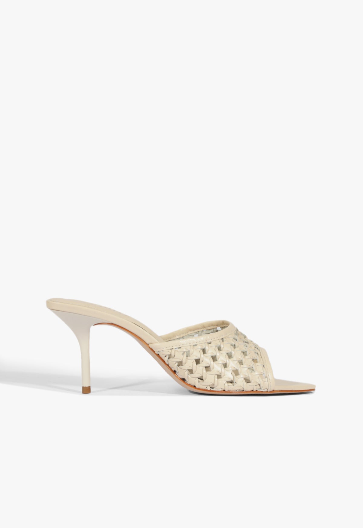 Elodie Braided Sandal HIGH SUMMER 25 5 Off White Leather - Schutz Shoes