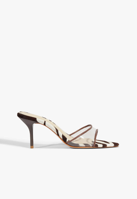 Elodie Sandal HIGH SUMMER 25 5 Off Brown Vinyl - Schutz Shoes
