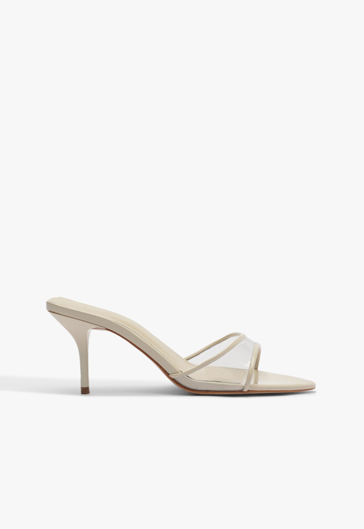 Elodie Sandal HIGH SUMMER 25 5 Off White Synthetic - Schutz Shoes