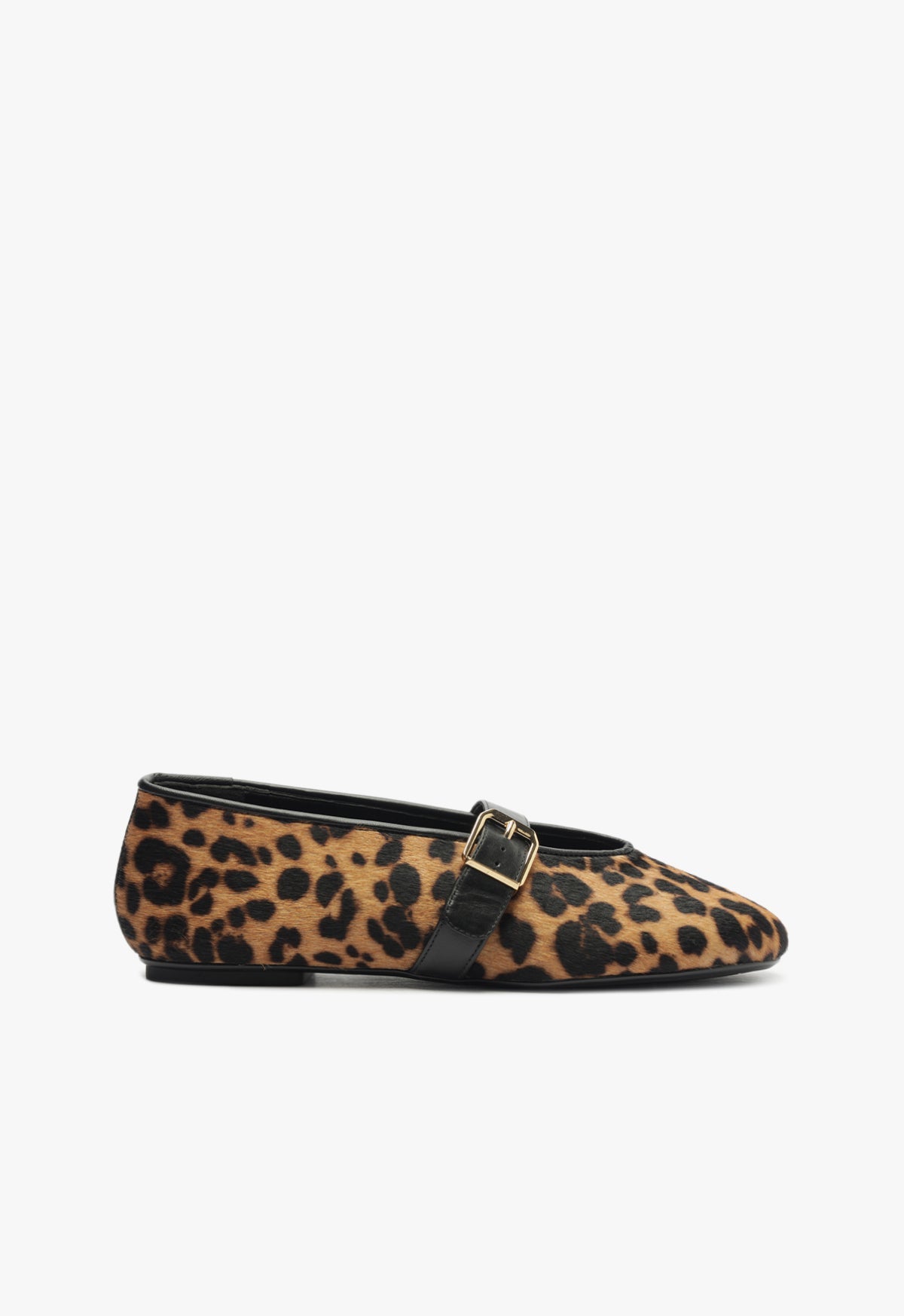 Eiza Wild Ballet Flat WINTER 24 5 Black Nappa Leather - Schutz Shoes