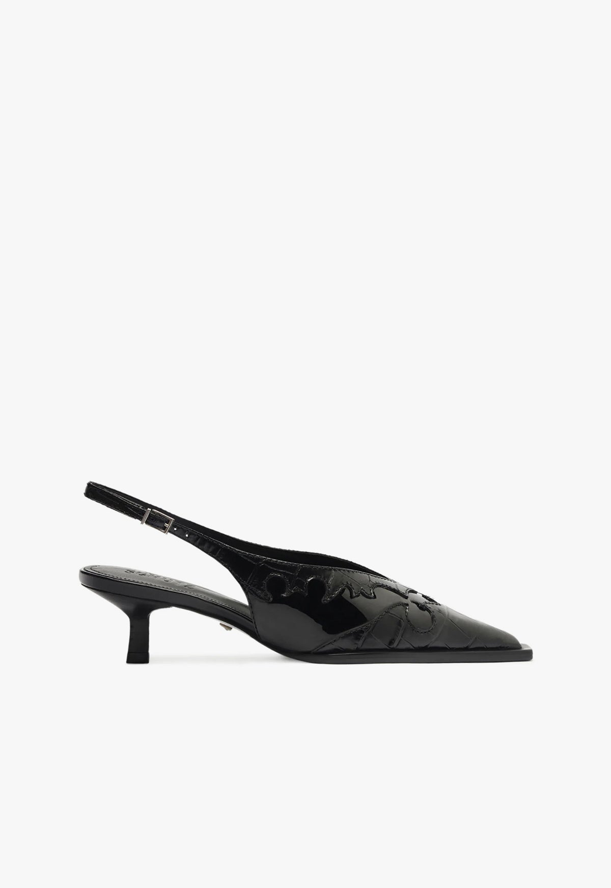 Daria Sling Patent Leather Pump PRE FALL 24 5 Black Patent Leather - Schutz Shoes