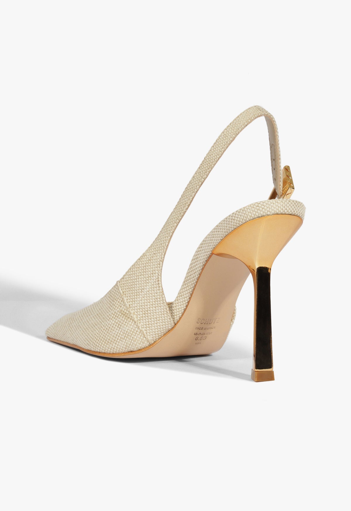 Ciara High Stiletto Beige Pump SPRING 25 - Schutz Shoes