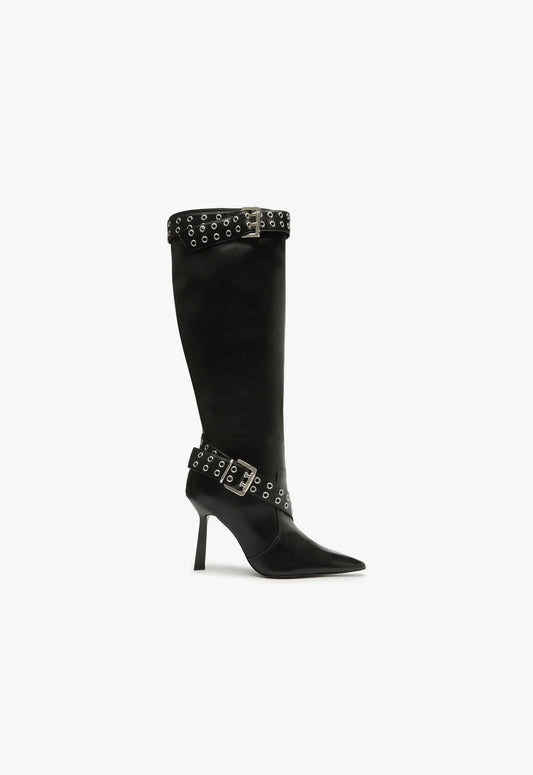 Jess Boot FALL 24 5 Black Leather - Schutz Shoes