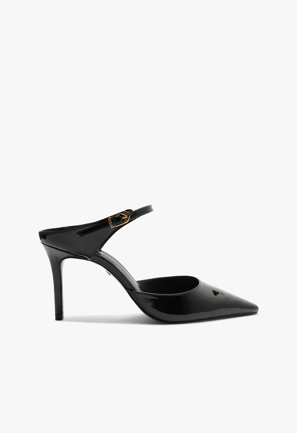 Laura Mule Leather Pump PRE FALL 24 5 Black Patent Leather - Schutz Shoes