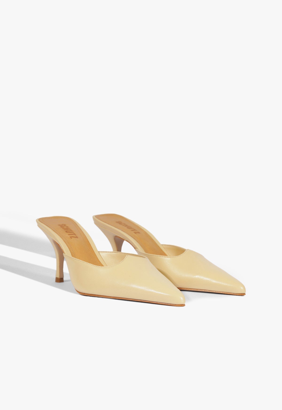 Buffy Mid Stiletto Beige Pump SPRING 25 - Schutz Shoes