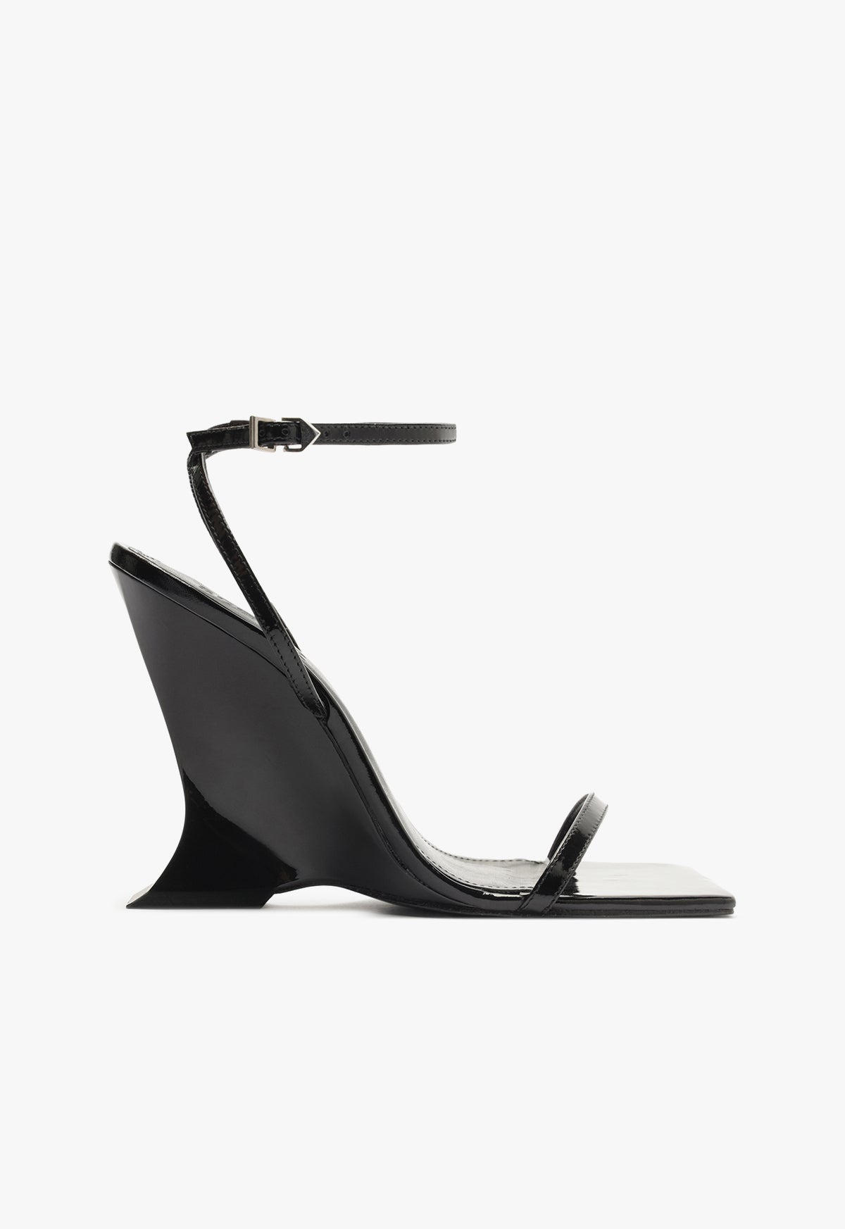 Siena Sandal FALL 24 5 Black Patent Leather - Schutz Shoes