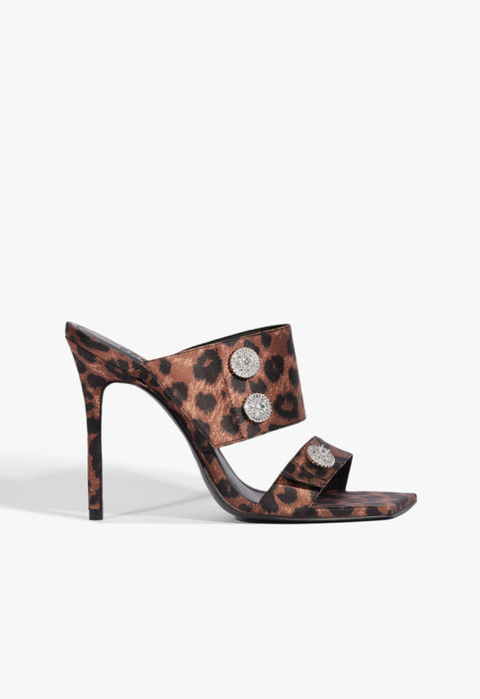 Yasmeen Sandal WINTER 24 5 Black Satin - Schutz Shoes
