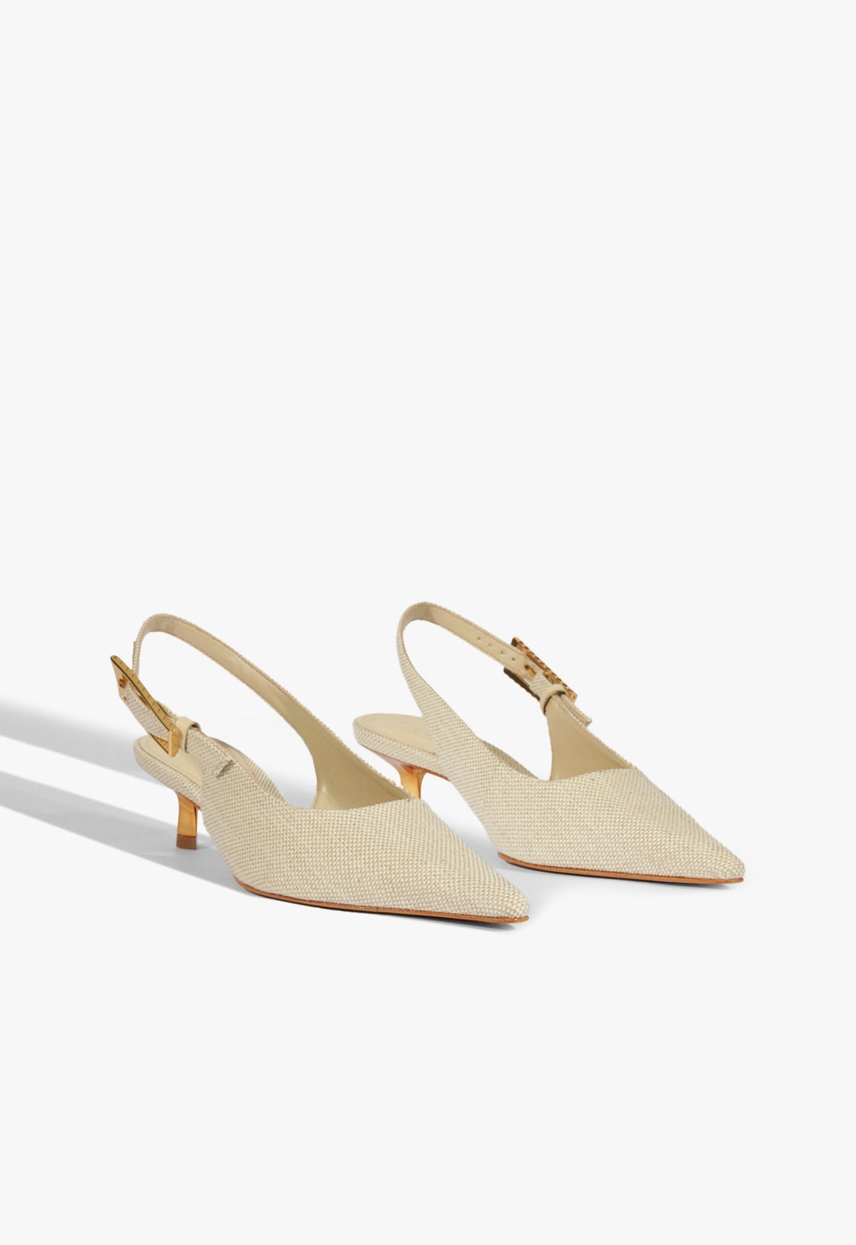 Ciara Mid Stiletto Beige Pump SPRING 25 - Schutz Shoes