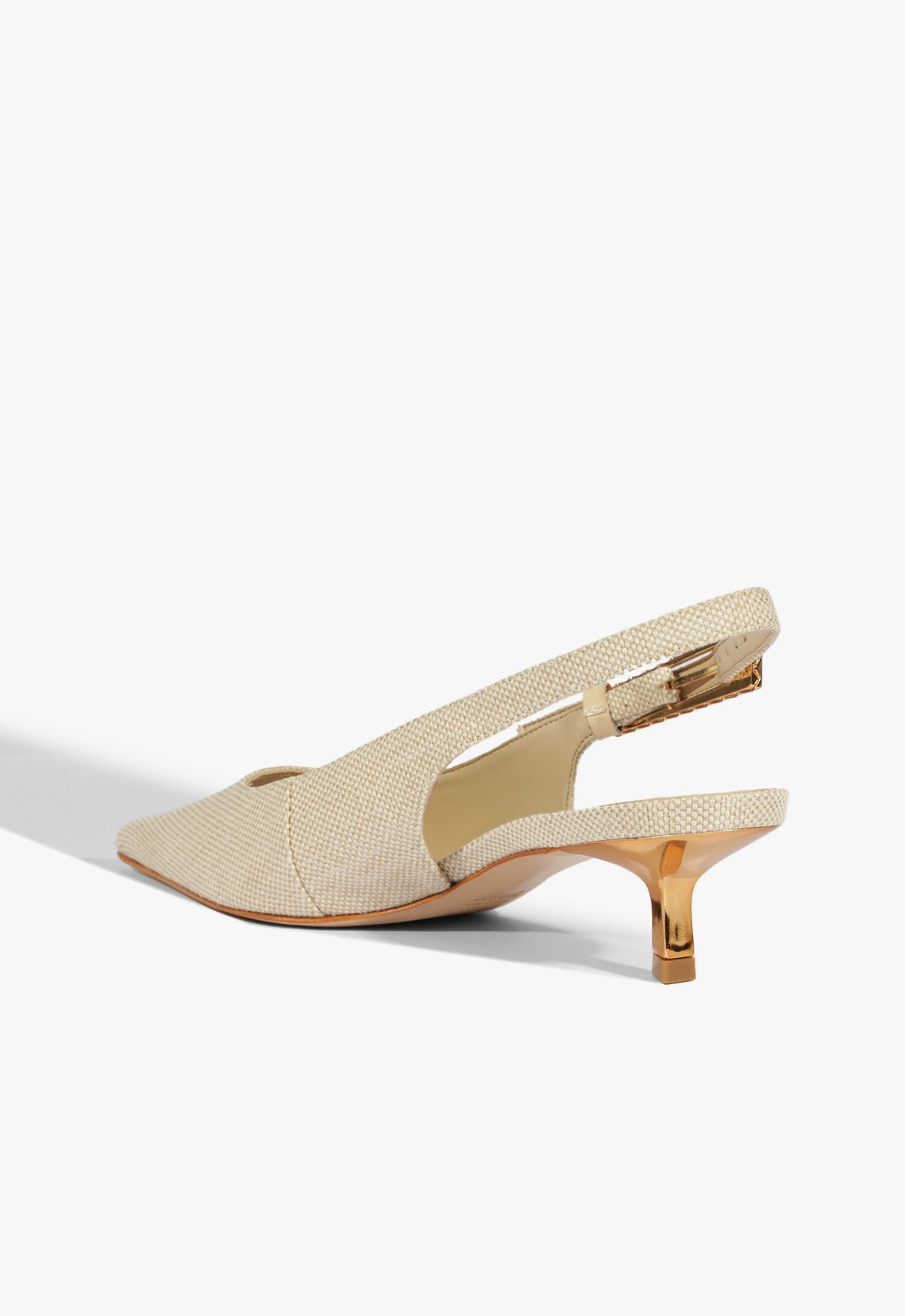 Ciara Mid Stiletto Beige Pump SPRING 25 - Schutz Shoes