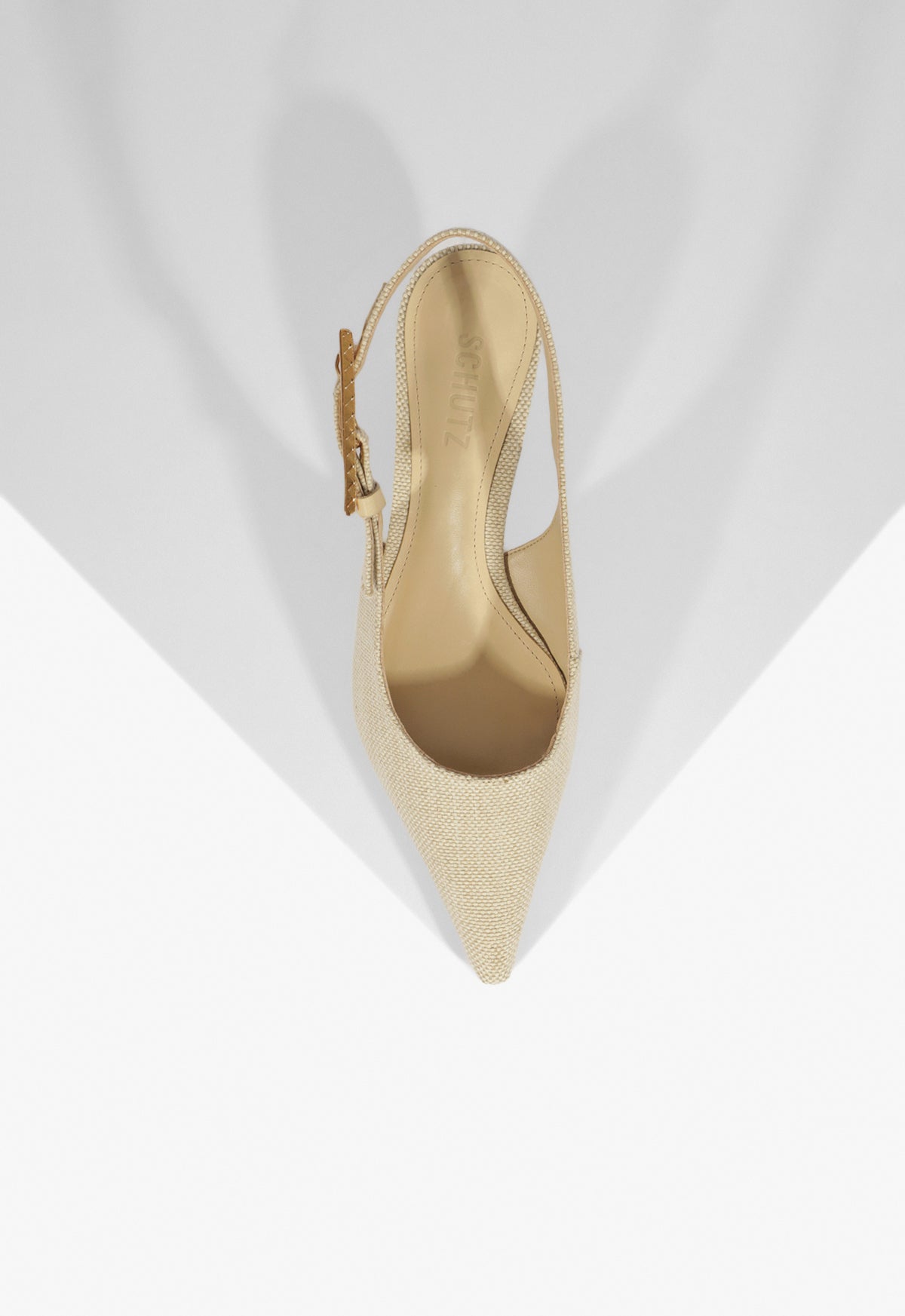 Ciara Mid Stiletto Beige Pump SPRING 25 - Schutz Shoes