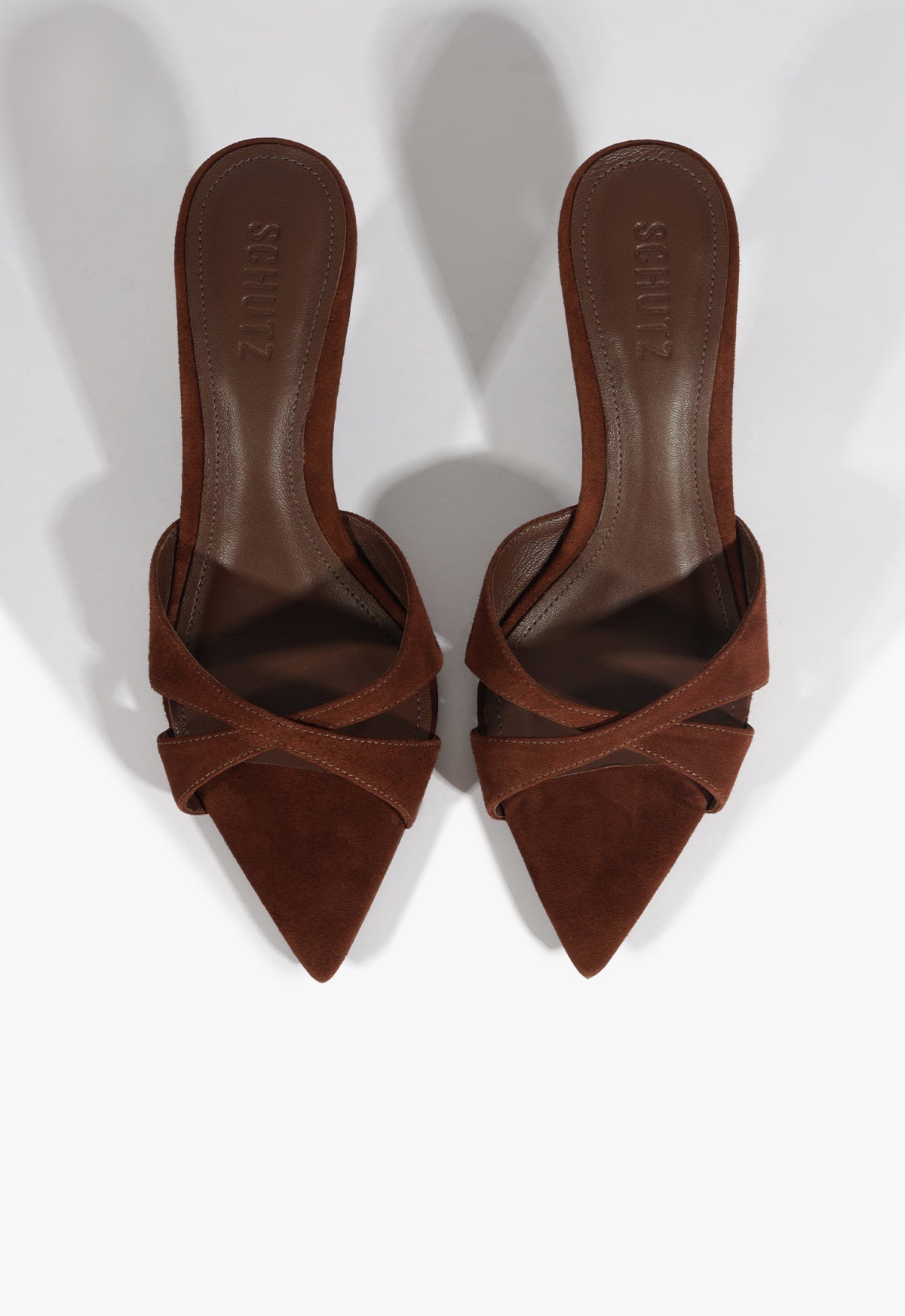Hilda Leaf Mule Suede Sandal PRE FALL 25 - Schutz Shoes