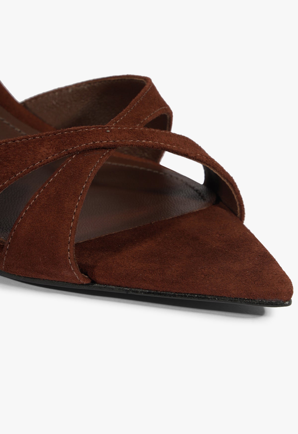 Hilda Leaf Mule Suede Sandal PRE FALL 25 - Schutz Shoes