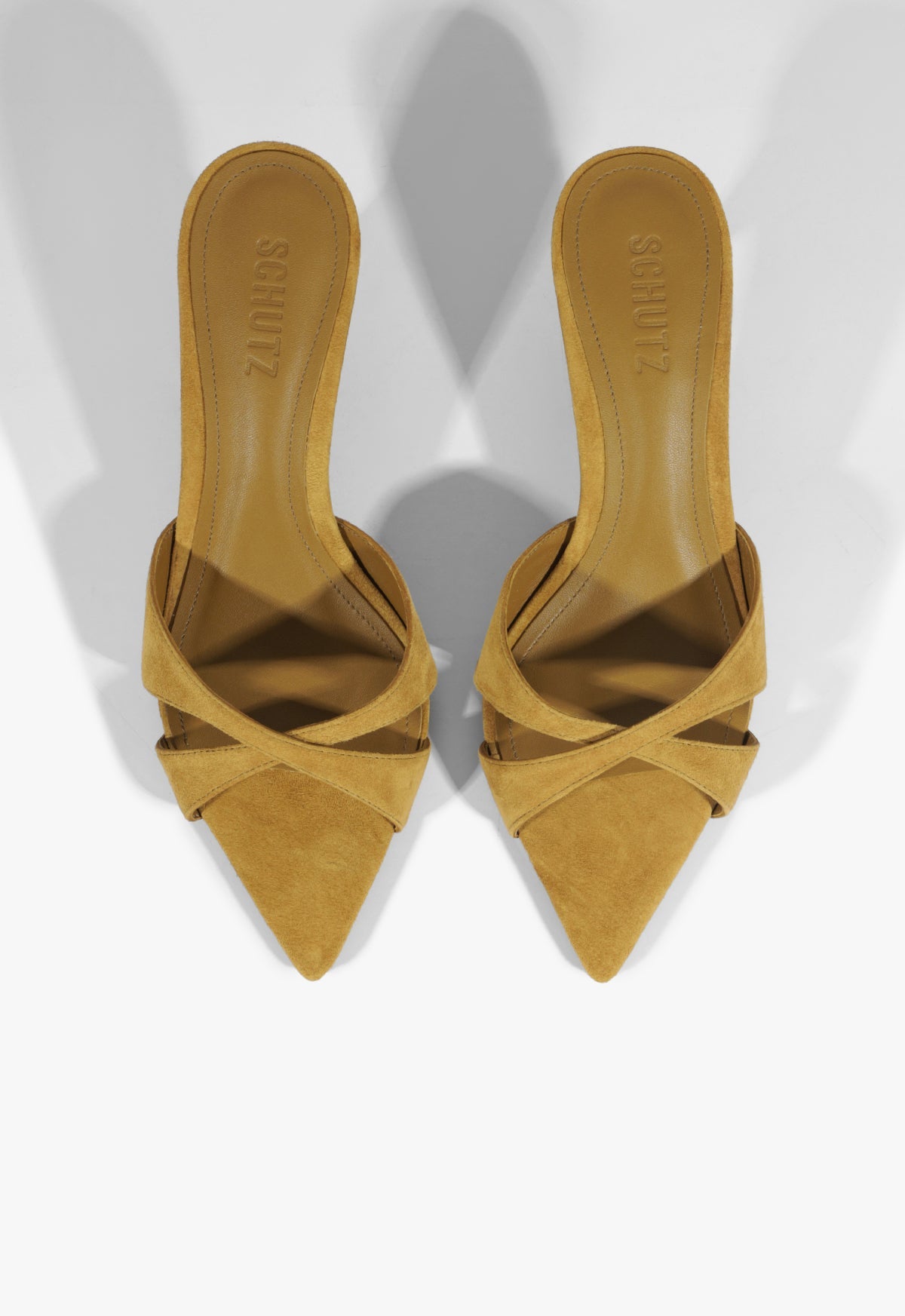 Hilda Leaf Mule Suede Sandal PRE FALL 25 - Schutz Shoes