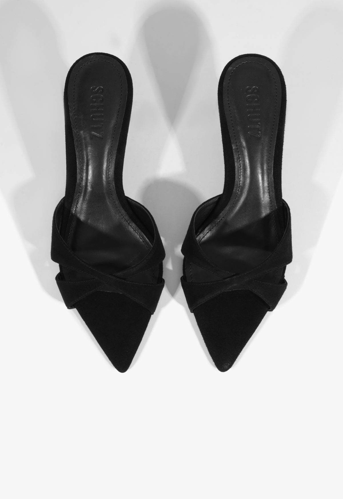 Hilda Leaf Mule Suede Sandal PRE FALL 25 - Schutz Shoes