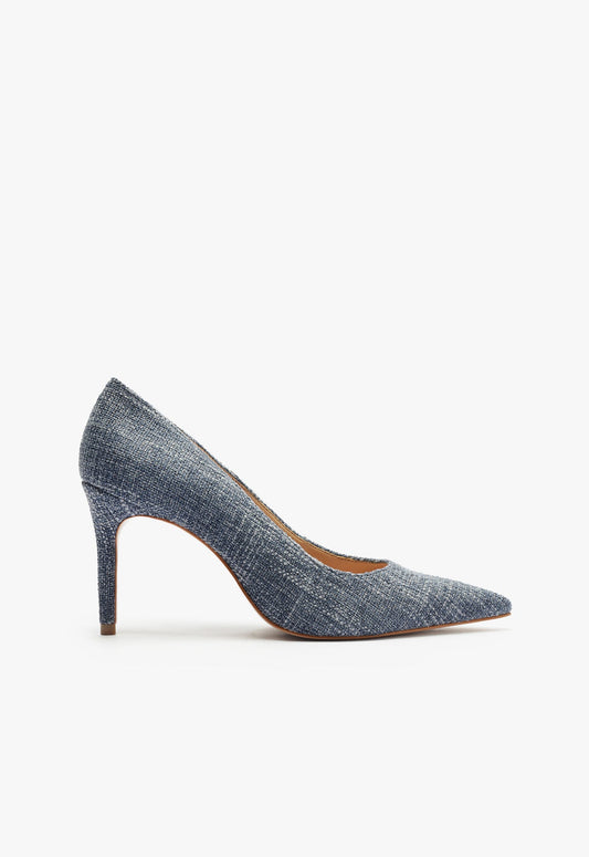 Lou Pump RESORT 25 5 Blue Fabric - Schutz Shoes