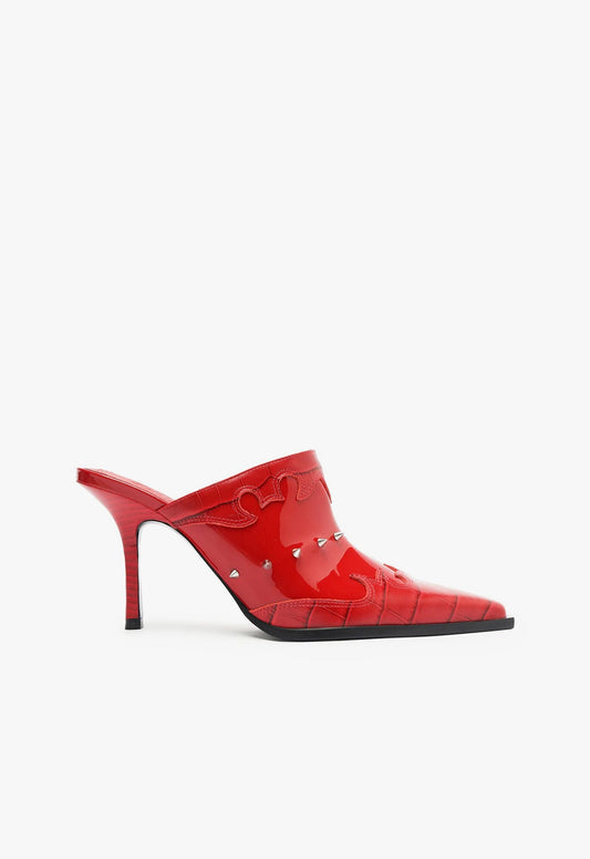 Mariah Patent Leather Pump PRE FALL 24 5 Red Patent Leather - Schutz Shoes
