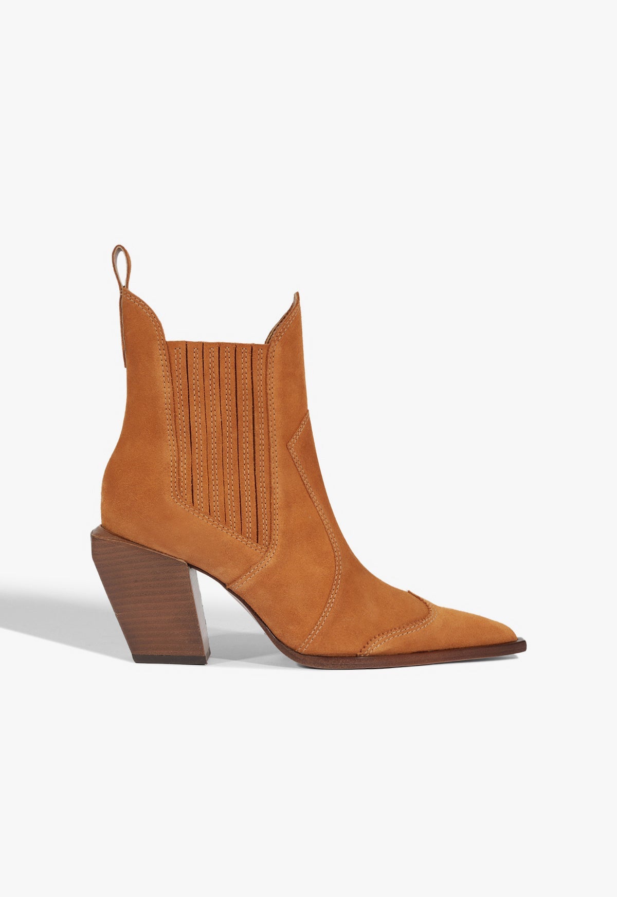 Dolly Suede Bootie Pre Fall 25 5 Cuoio Brown Suede - Schutz Shoes