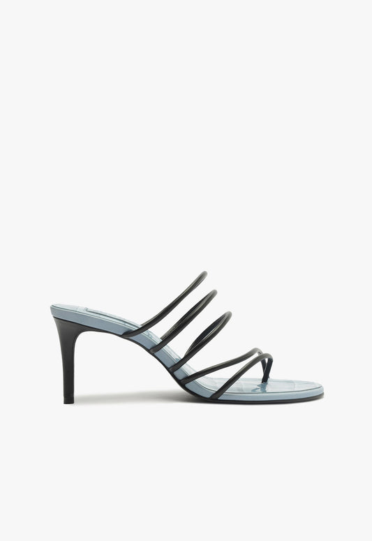 Malta Mule Sandal RESORT 25 5 Blue Synthetic - Schutz Shoes