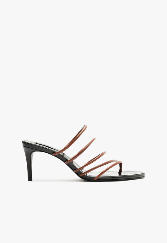 Malta Mule Sandal RESORT 25 5 Black Synthetic - Schutz Shoes