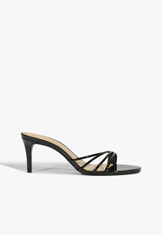 Inez Mule Sandal SPRING 25 5 Black Patent - Schutz Shoes
