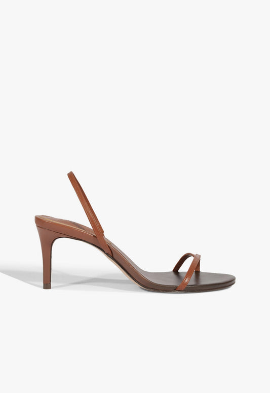 Diana Mid Sandal SUMMER 25 5 Brown Leather - Schutz Shoes
