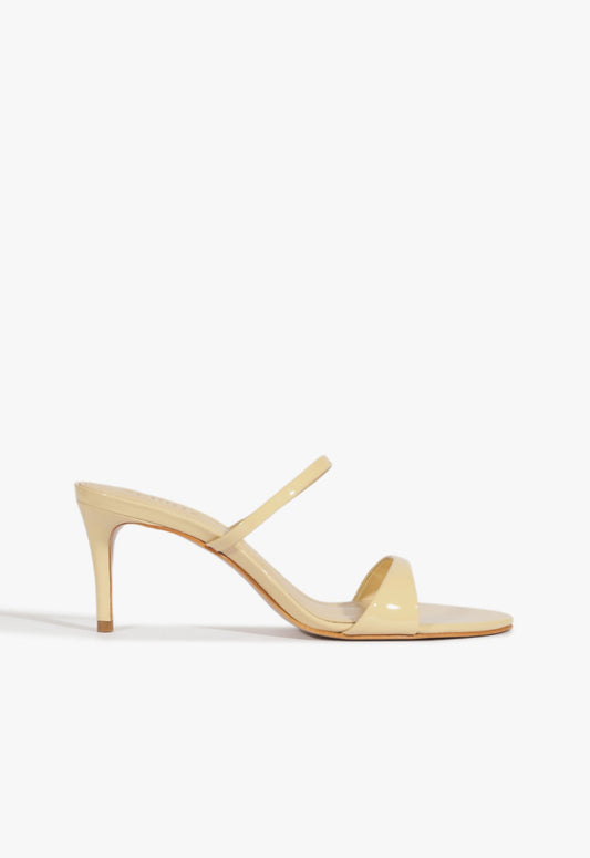 Jessica Mid Mule Patent Sandal PRE FALL 25 5 Beige Patent - Schutz Shoes