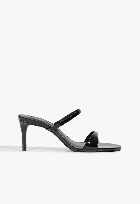 Jessica Mid Mule Patent Sandal PRE FALL 25 5 Black Patent - Schutz Shoes