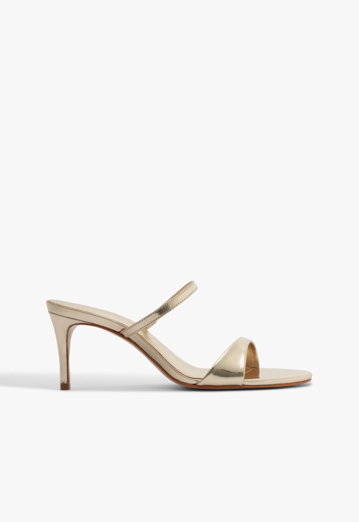 Jessica Mid Mule Metallic Sandal PRE FALL 25 5 Gold Metallic - Schutz Shoes