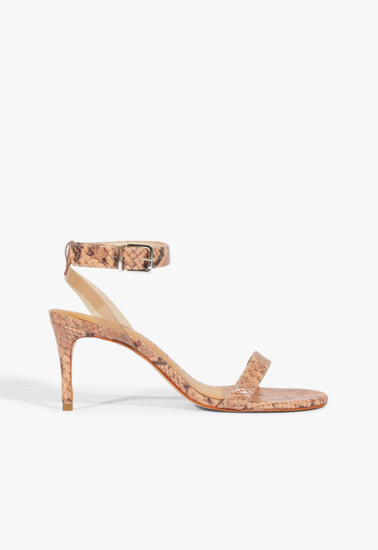 Irina Mid Sandal SPRING 25 5 Animal Print Snake - Schutz Shoes