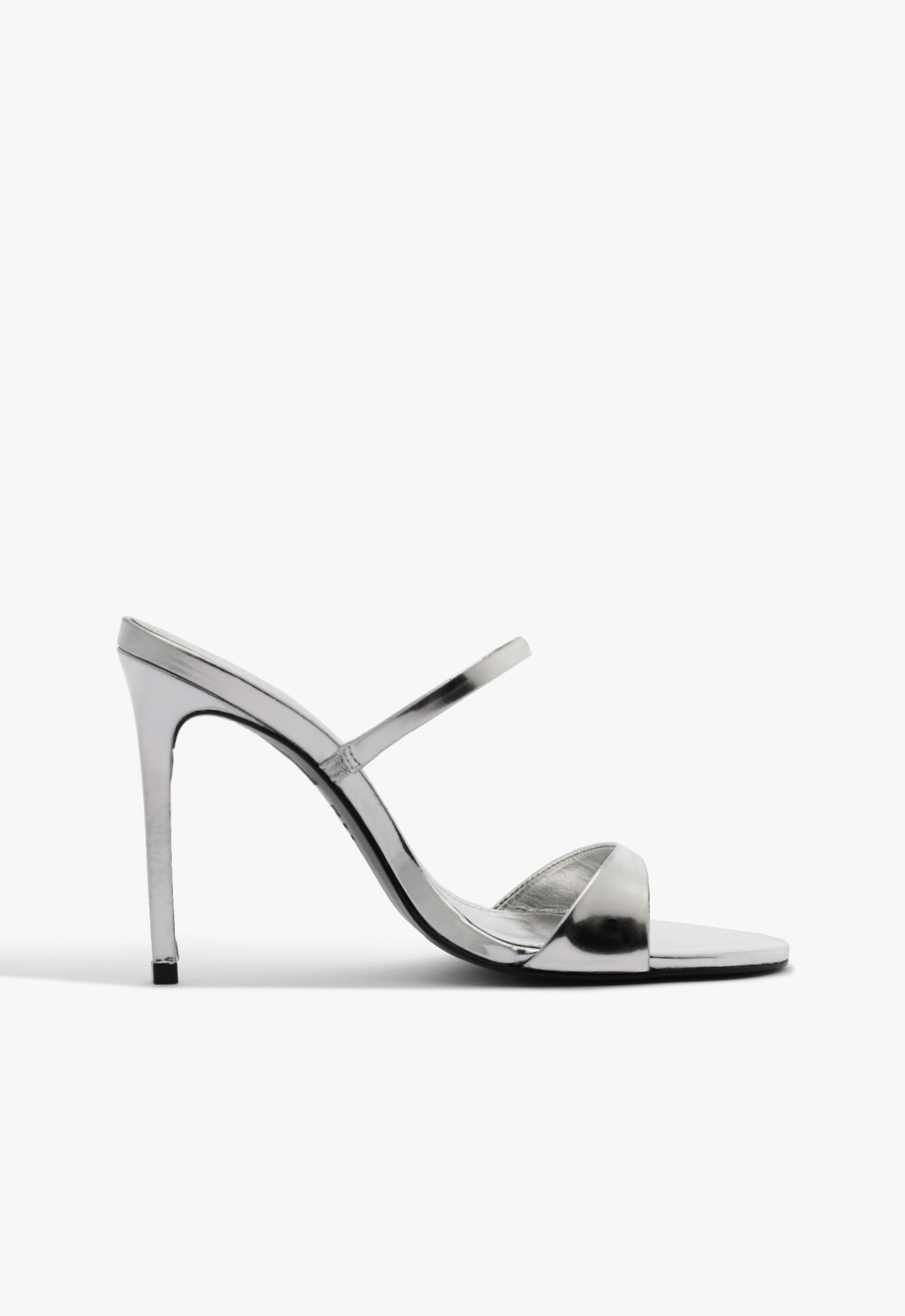 Jessica Mule Metallic Sandal PRE FALL 25 5 Silver Metallic - Schutz Shoes