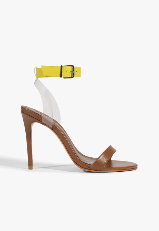 Irina Sandal SPRING 25 5 Yellow Leather - Schutz Shoes